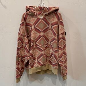 Free People- We The Free It’s a Vibe Printed Hoodie.